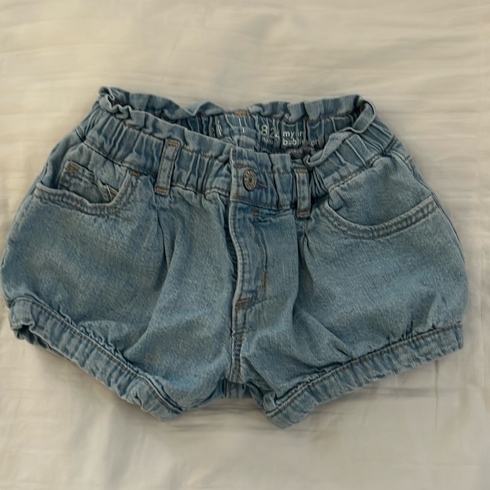 Toddler Denim Bubble Shorts